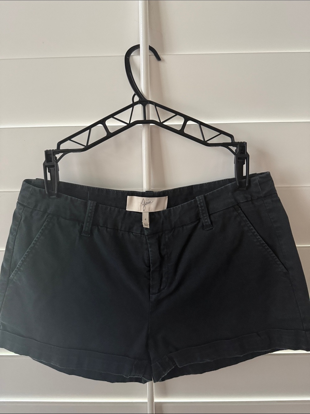 Joie Chino Black Shorts